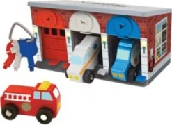 Melissa & Doug Rettungsdienstgarage Aus Holz