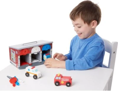 Melissa & Doug Rettungsdienstgarage Aus Holz 2 Melissa & Doug Rettungsdienstgarage Aus Holz - Image 2
