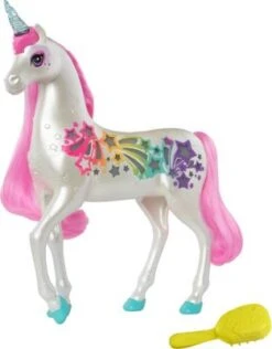 Barbie Dreamtopia Regenbogen-Königreich Magisches Haarspiel Einhorn