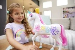 Barbie Dreamtopia Regenbogen-Königreich Magisches Haarspiel Einhorn -Spielzeug Geschaft 10751833 06