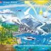 Larsen Rahmen-Puzzle, 69 Teile, 36x28 Cm, Unser Klima