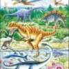 Larsen Rahmen-Puzzle, 35 Teile, 36x28 Cm, Dinosaurier