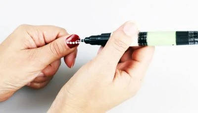 Amewi Creative Nails Lackstift, 2er Set, Dunkelrot / Königsblau 2 Amewi Creative Nails Lackstift, 2er Set, Dunkelrot / Königsblau - Image 2