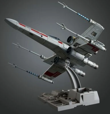 X-Wing Starfighter, Bandai Modellbausatz Star Wars Im Maßstab 1:72, 144 Teile, 17,3 Cm 2 X-Wing Starfighter, Bandai Modellbausatz Star Wars Im Maßstab 1:72, 144 Teile, 17,3 Cm - Image 2