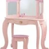 KidKraft Frisiertisch & Hocker Prinzessin, Rosa