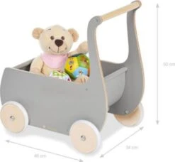 Pinolino Puppenwagen Mette, Grau -Spielzeug Geschaft 12548684 04