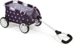 Chic 4 Baby Puppen-Bollerwagen Skipper, Dots Koralle