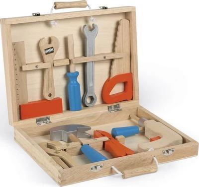 Janod Brico'Kids Werkzeugkoffer 9 Teile 3 Janod Brico'Kids Werkzeugkoffer 9 Teile - Image 3