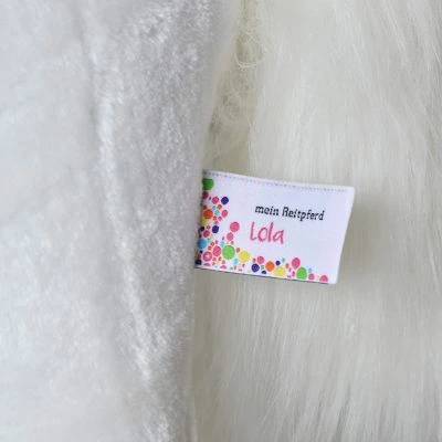 Pink Papaya Reitpferd Auf Rollen Lola - 70 Cm 2 Pink Papaya Reitpferd Auf Rollen Lola - 70 Cm - Image 2