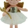 Sweety-Toys Sweety Toys 11742 Stoffpuppe Fee Plüschtier Prinzessin 30 Cm Gold