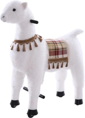 Sweety-Toys Sweety Toys 11407 Reittier Groß Alpaka Weiß Auf Rollen, 104 Cm 1 Sweety-Toys Sweety Toys 11407 Reittier Groß Alpaka Weiß Auf Rollen, 104 Cm