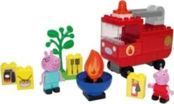 PlayBIG Bloxx Peppa Pig Feuerwehrauto, 58-tlg.