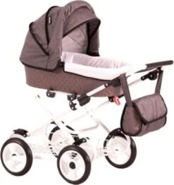 Zekiwa Puppenwagen Wannenpuppenwagen Looky, Dessin: Herzen Violett