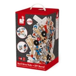 Janod Brico'Kids Werkbank Zubehörsortiment 100 Teile (Holz) -Spielzeug Geschaft 15453071 03