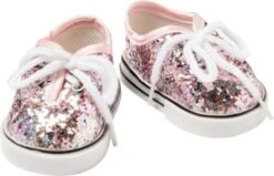 I'm A Girly - Glitzer-Sneaker, Rose Gold Für 48 Cm Fashion Doll