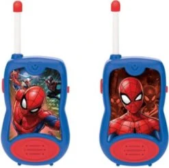 LEXIBOOK Spider-Man Walkie Talkie Bis Zu 100 M Reichweite Mit GĂĽrtelclip