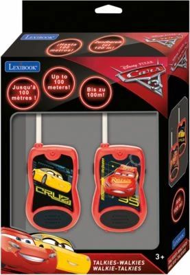 LEXIBOOK Disney Cars 3 Walkie Talkie, 100m 3 LEXIBOOK Disney Cars 3 Walkie Talkie, 100m - Image 3