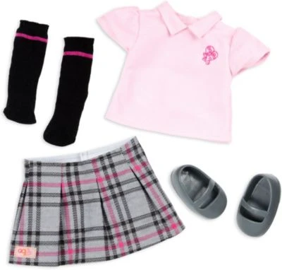 Our Generation Deluxe Puppe Hally 46 Cm In Schuluniform 3 Our Generation Deluxe Puppe Hally 46 Cm In Schuluniform - Image 3