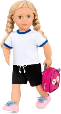 Our Generation Deluxe Puppe Hally 46 Cm In Schuluniform 4 Our Generation Deluxe Puppe Hally 46 Cm In Schuluniform - Image 4