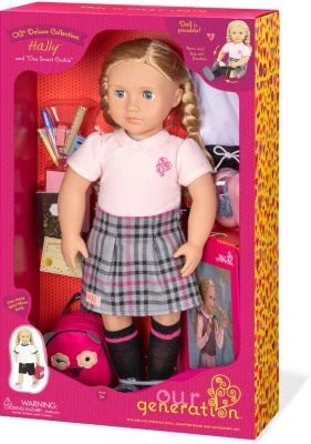Our Generation Deluxe Puppe Hally 46 Cm In Schuluniform 6 Our Generation Deluxe Puppe Hally 46 Cm In Schuluniform - Image 6