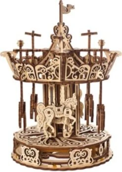 UGEARS Modellbausatz KARUSSELL -Spielzeug Geschaft 16303152 04