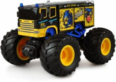 Amewi Monster Feuerwehr Truck 1:18, RTR Blau Mit LED Beleuchtung & Sound 2 Amewi Monster Feuerwehr Truck 1:18, RTR Blau Mit LED Beleuchtung & Sound - Image 2