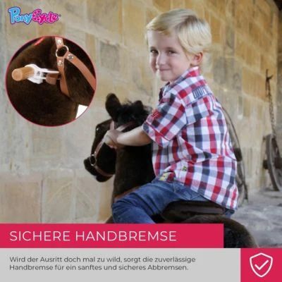 PonyCycle Kinder Reittiere Mister Ed Pferd Braun Small Mit Sound - 3 Jahre Garantie 3 PonyCycle Kinder Reittiere Mister Ed Pferd Braun Small Mit Sound - 3 Jahre Garantie - Image 3
