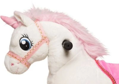 ANIMAL RIDING Reittier Einhorn Melodie Auf Rollen, Inkl. Decke, Medium/Large 4 ANIMAL RIDING Reittier Einhorn Melodie Auf Rollen, Inkl. Decke, Medium/Large - Image 4