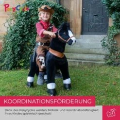 PonyCycle Kinder Reittiere Black Beauty Pferd Small Mit Sound - 3 Jahre Garantie -Spielzeug Geschaft 17022967 04