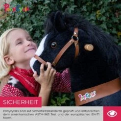 PonyCycle Kinder Reittiere Black Beauty Pferd Small Mit Sound - 3 Jahre Garantie -Spielzeug Geschaft 17022967 06
