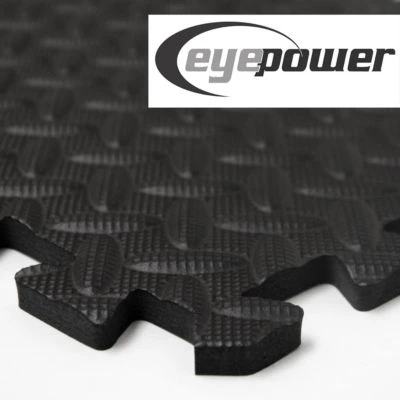 Eyepower Puzzlematte Schwarz 9 Matten Je 30x30x1cm 4 Eyepower Puzzlematte Schwarz 9 Matten Je 30x30x1cm - Image 4