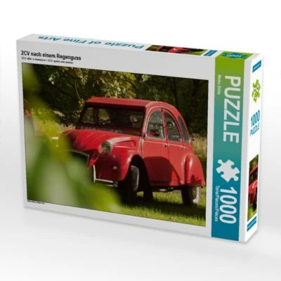 CALVENDO® Puzzle CALVENDO Puzzle 2CV Nach Einem Regenguss - 1000 Teile Foto-Puzzle Für Glückliche Stunden 1 CALVENDO® Puzzle CALVENDO Puzzle 2CV Nach Einem Regenguss - 1000 Teile Foto-Puzzle Für Glückliche Stunden