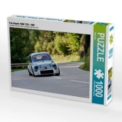CALVENDO® Puzzle CALVENDO Puzzle Fiat Abarth 1000 TCR - 1967 - 1000 Teile Foto-Puzzle Für Glückliche Stunden