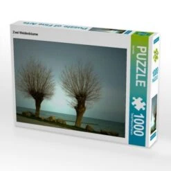 CALVENDO® Puzzle CALVENDO Puzzle Zwei Weidenbäume - 1000 Teile Foto-Puzzle Für Glückliche Stunden