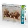 CALVENDO® Puzzle CALVENDO Puzzle Elefanten - Künstlerische Impressionen Der Größten Noch Lebenden Landtiere - 1000 Teile Foto-Puzzle Für Glückliche Stunden