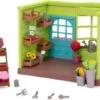 Li'l Woodzeez Blumenladen Mit Zubehör