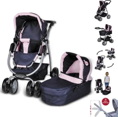 KNORRTOYS.COM Kombi-Puppenwagen Coco - My Little Princess 1 KNORRTOYS.COM Kombi-Puppenwagen Coco - My Little Princess