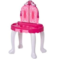 HOMCOM Kinderschminktisch Mit Spiegel Und Musik -Spielzeug Geschaft 17638472 05
