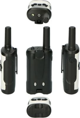 Alecto FR175 - Set Von Zwei Walkie Talkies - Reichweite Von Bis Zu 7 Kilometern, Weiß/schwarz 4 Alecto FR175 - Set Von Zwei Walkie Talkies - Reichweite Von Bis Zu 7 Kilometern, Weiß/schwarz - Image 4