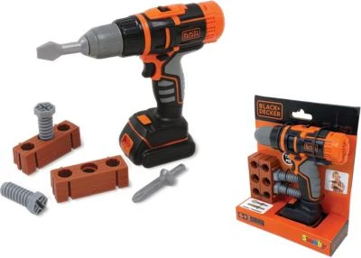 Smoby Black+Decker Mechanischer Akkuschrauber 1 Smoby Black+Decker Mechanischer Akkuschrauber