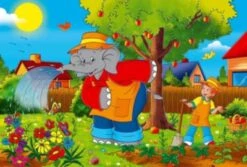 Schmidt Spiele Metall Puzzlekoffer, 2x26, 2x48 Teile, Benjamin Blümchen -Spielzeug Geschaft 1900187 03