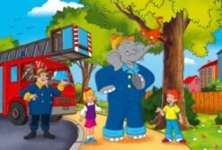 Schmidt Spiele Metall Puzzlekoffer, 2x26, 2x48 Teile, Benjamin Blümchen -Spielzeug Geschaft 1900187 04