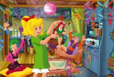 Schmidt Spiele Metall Puzzlekoffer, 2x60, 2x100 Teile, Bibi Blocksberg 4 Schmidt Spiele Metall Puzzlekoffer, 2x60, 2x100 Teile, Bibi Blocksberg - Image 4