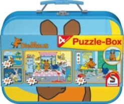 Schmidt Spiele Puzzlekoffer 2 X 26 Und 2 X 48 Teile Die Maus