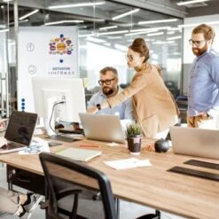 Relaxdays Flipchart Whiteboard -Spielzeug Geschaft 19306236 03