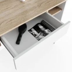 Vicco LED Schminktisch DAENERYS Weiß-Sonoma Frisiertisch Frisierkommode Spiegel 11 Vicco LED Schminktisch DAENERYS Weiß-Sonoma Frisiertisch Frisierkommode Spiegel -Spielzeug Geschaft 19336986 06