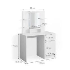 Vicco Schminktisch Ruben Weiß Frisiertisch Frisierkommode Schminkkommode Kommode -Spielzeug Geschaft 19337150 04