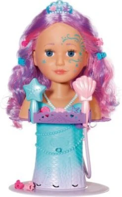 BABY Born® Sister Meerjungfrau Schminkkopf, Drehbar, Mit Elektronischem Duschkopf Inkl. Bürste -Spielzeug Geschaft 19474504 03