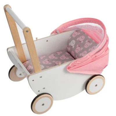 Howa Puppenwagen Aus Holz Mit Faltbarem Verdeck "Cozy Cactus" 2 Howa Puppenwagen Aus Holz Mit Faltbarem Verdeck "Cozy Cactus" - Image 2