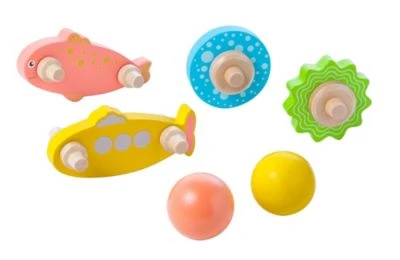 Howa Kugelbahn Aus Holz Mit 6 Rollelementen 2 Howa Kugelbahn Aus Holz Mit 6 Rollelementen - Image 2